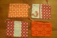 Pochettes indiennes en tissus