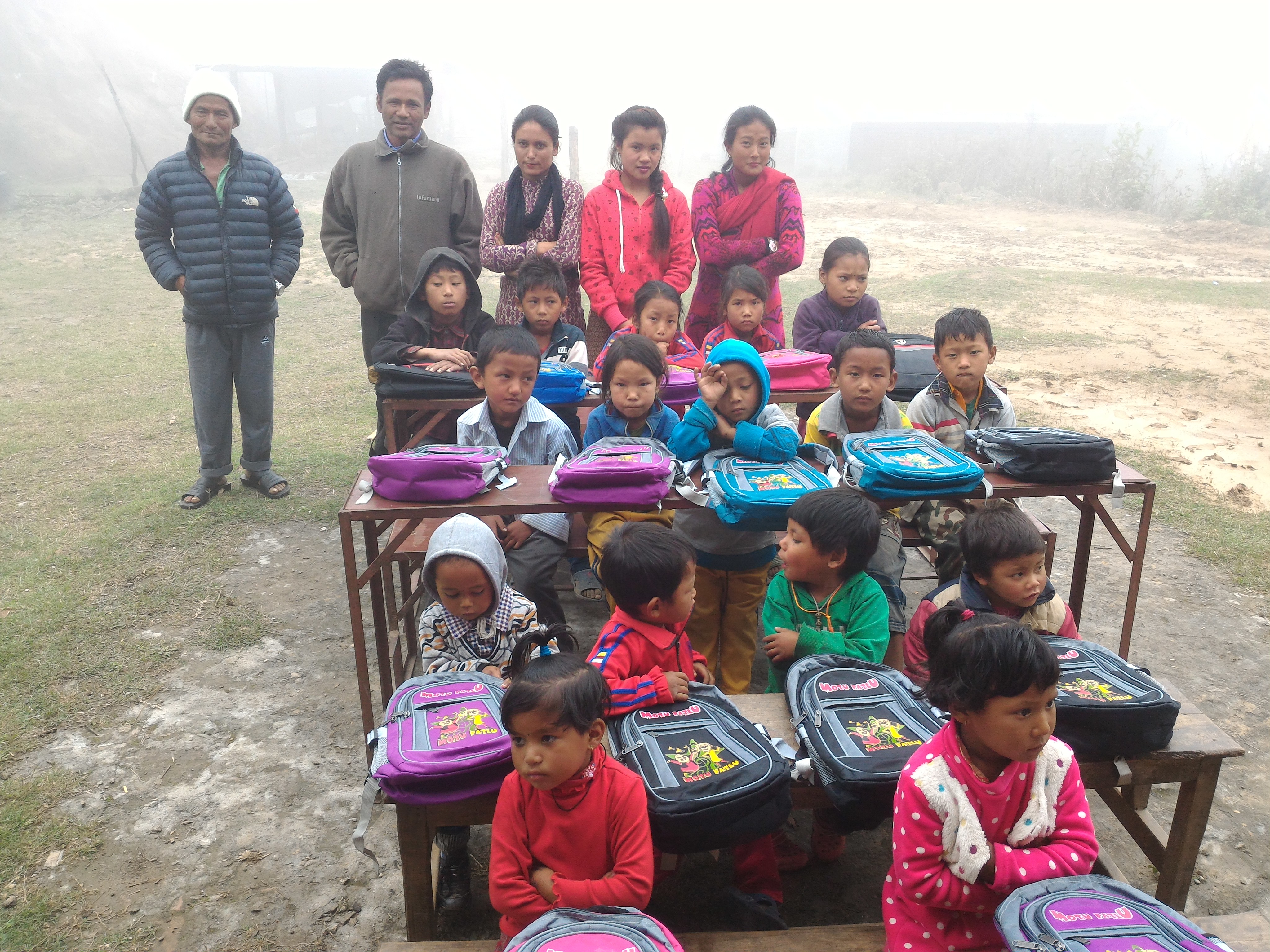 Aide au village de Faskot (Népal)